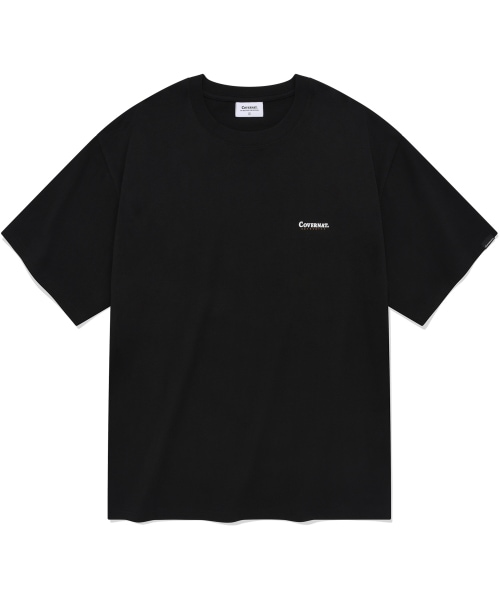 COVERNAT スモールオーセンティックロゴ T シャツブラック