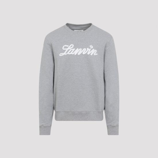 LANVIN Men Hoodies RMSS0001F047P26 100 HEATHER GREY