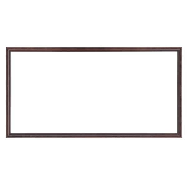 ナチュラル仕様 額縁/フレーム (横長型 500×150 ブラウン) 吊金具付き 木製