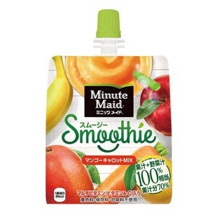 コカコーラ ミニッツメイドスムージーマンゴーキャロットMIX 160gパウチ24本北海道沖縄離島は送料無料対象外［送料無料］34営業日以内に出荷