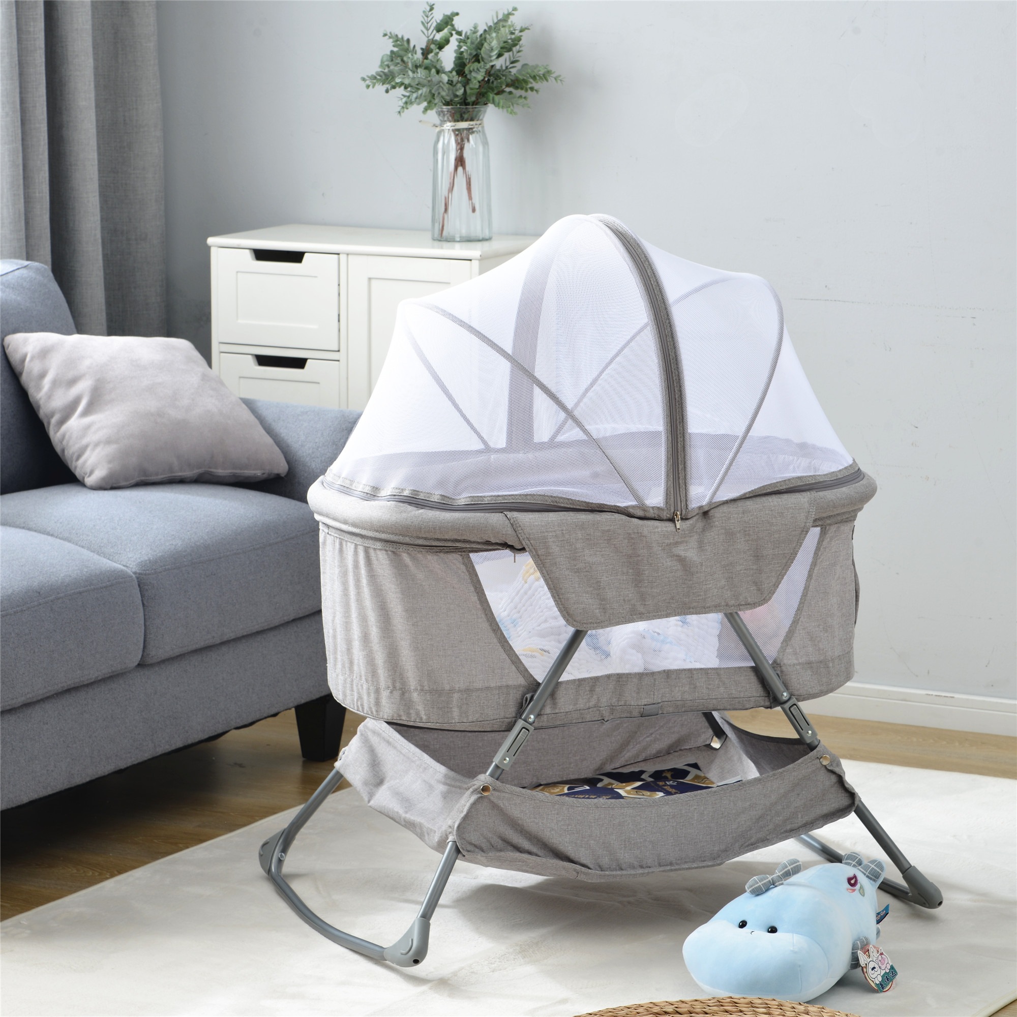 ベビーベッド 折り畳みベッド 赤ちゃん 最大53％オフ 添い寝ベッド (税込) 通気性良い 折りたたみベッ 軽量