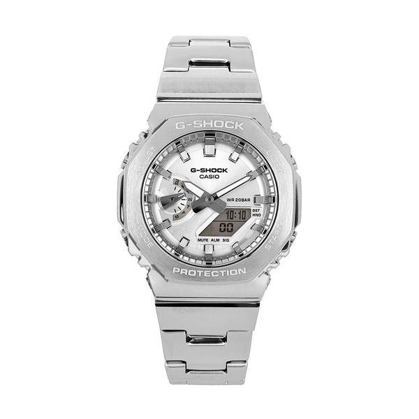 [G-Shock] 男性 2100 シリーズ デジタル アナログ 八角形 ウレタン 腕時計 (GM 2110D 7ADR)