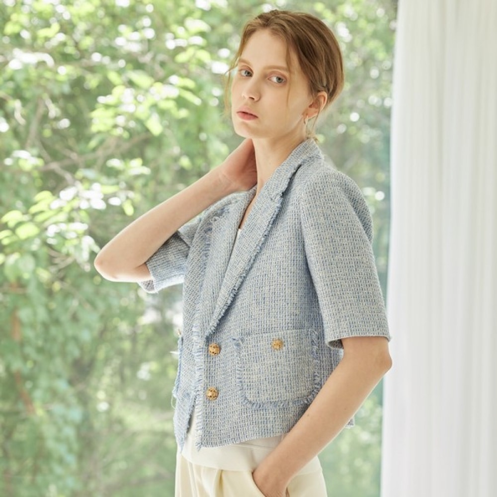 (リアーナニューヨーク) テーラードツイードラブリージャケット RPEWJK020