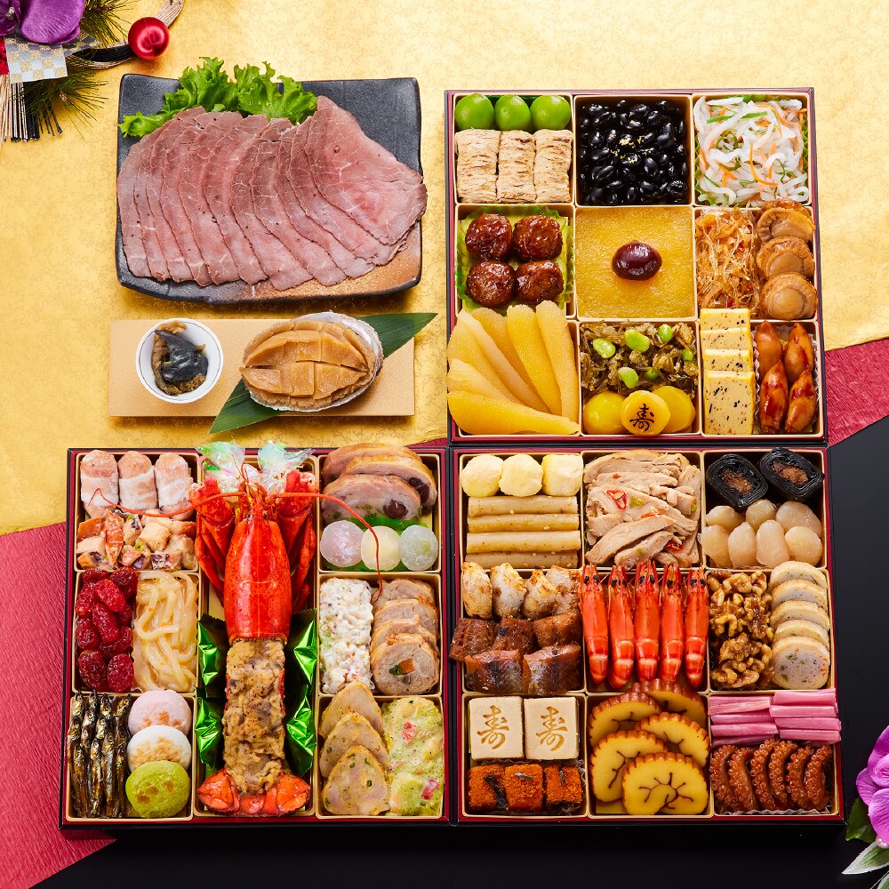 最も優遇の 23 おせち 予約 22 鮑付 オマール海老 5人前 47品目 三段重 和洋風 板前魂の富士 特大 おせち Qualitygb Do