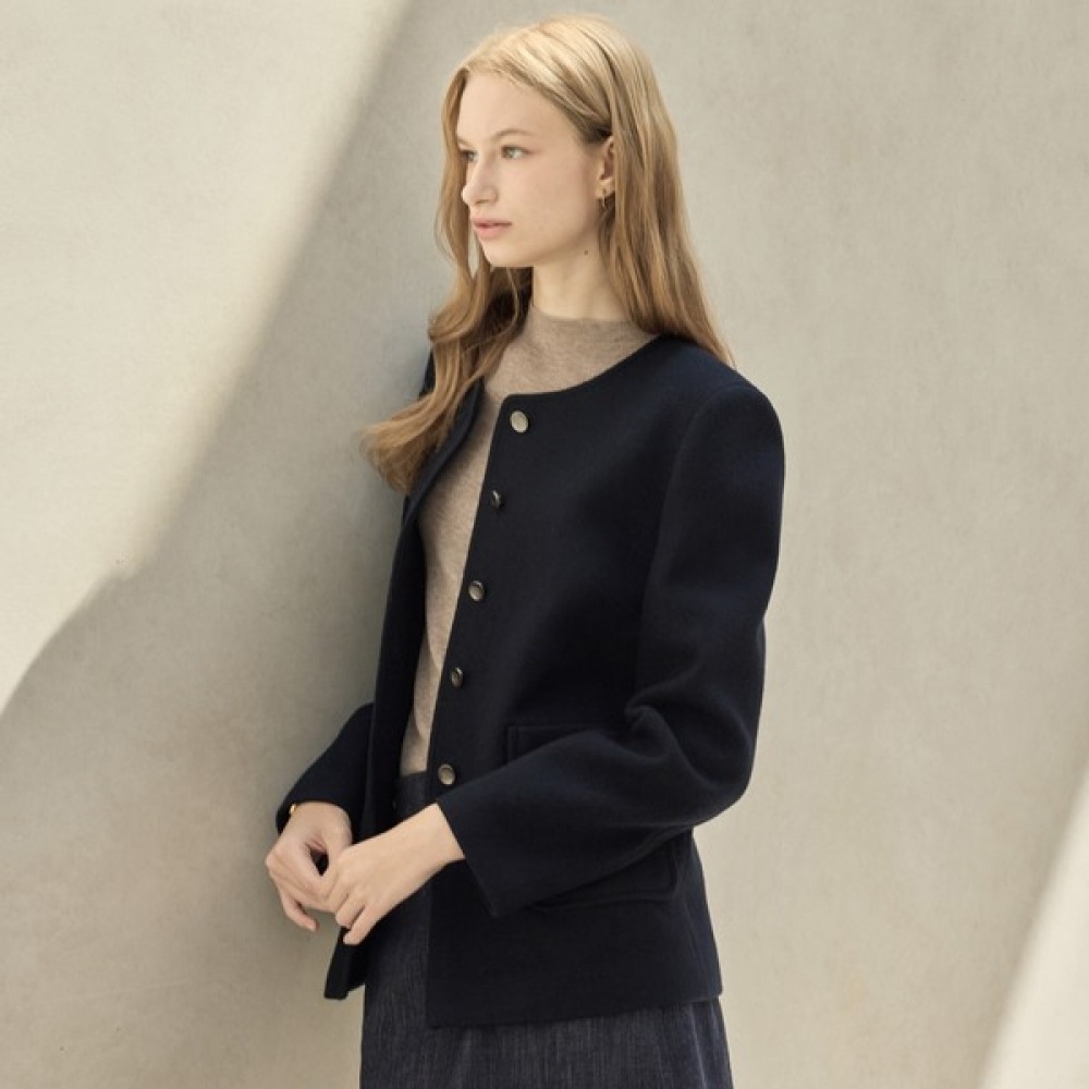 (リアーナニューヨーク) メリノウールミニマルジャケット