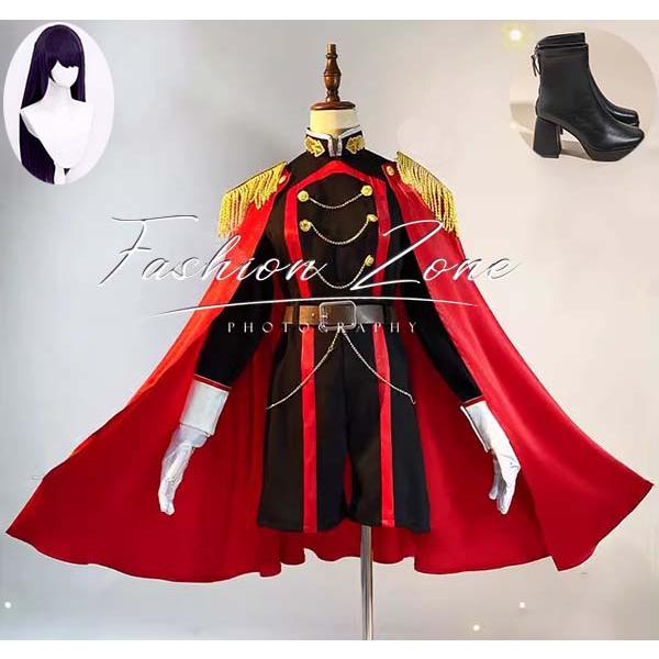 魔都精兵のスレイブ 風 山城 恋 コスプレ衣装 ウィッグ 靴 cosplay ハロウィン 演出服 変装