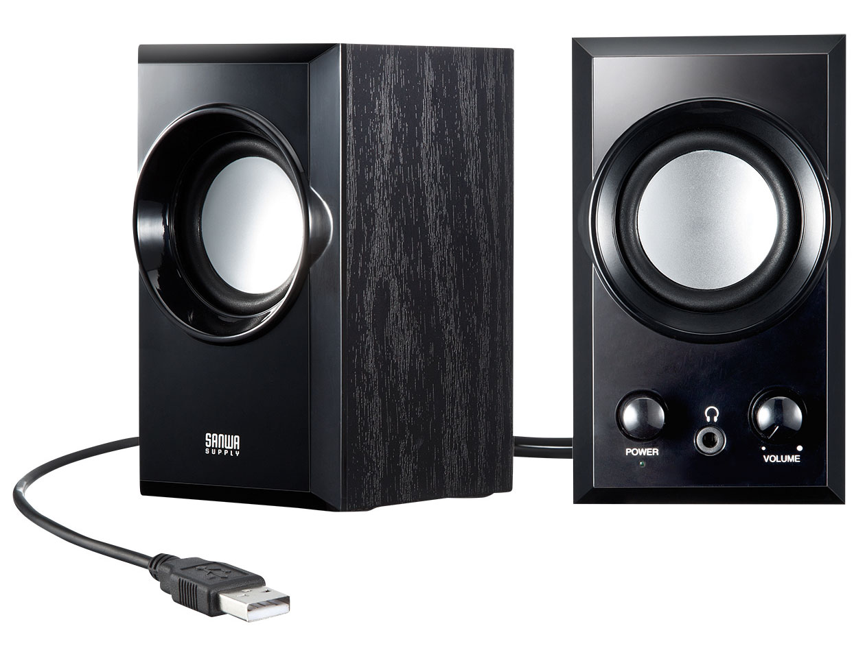 MM-SPU7BK [ブラック] PCスピーカー