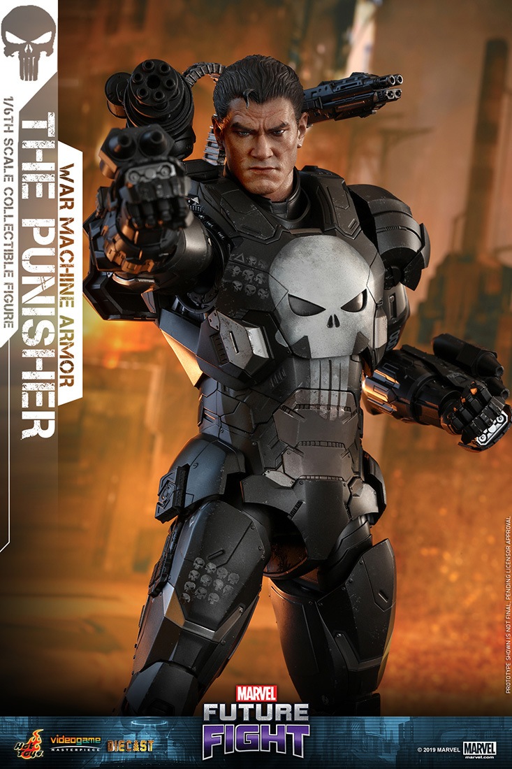 新品未開封HOTTOYS ホットトイズ １／６VGM33 アイアンマン スケールフィギュアパニッシャー（ウォーマシンアーマー版）　war machine punisher