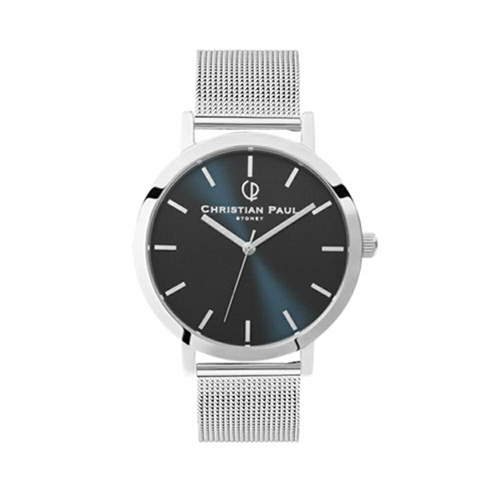 日本正規品 クリスチャンポール 腕時計 手表 誕生日 プレゼント レディース サンレイ メッシュ シルバー 仕事用 おしゃれ かわいい ブランド 時計 結婚祝い 女友達　20代 30代 40代 女性