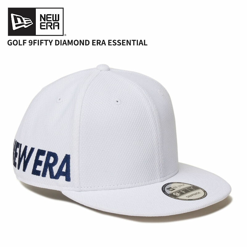 ニューエラ キャップ NEW ERA 9FIFTY Diamond Era Essential エッセンシャル ホワイト ゴルフ 帽子 通気性 吸汗速乾 UVカット ユニセックス 5,830円