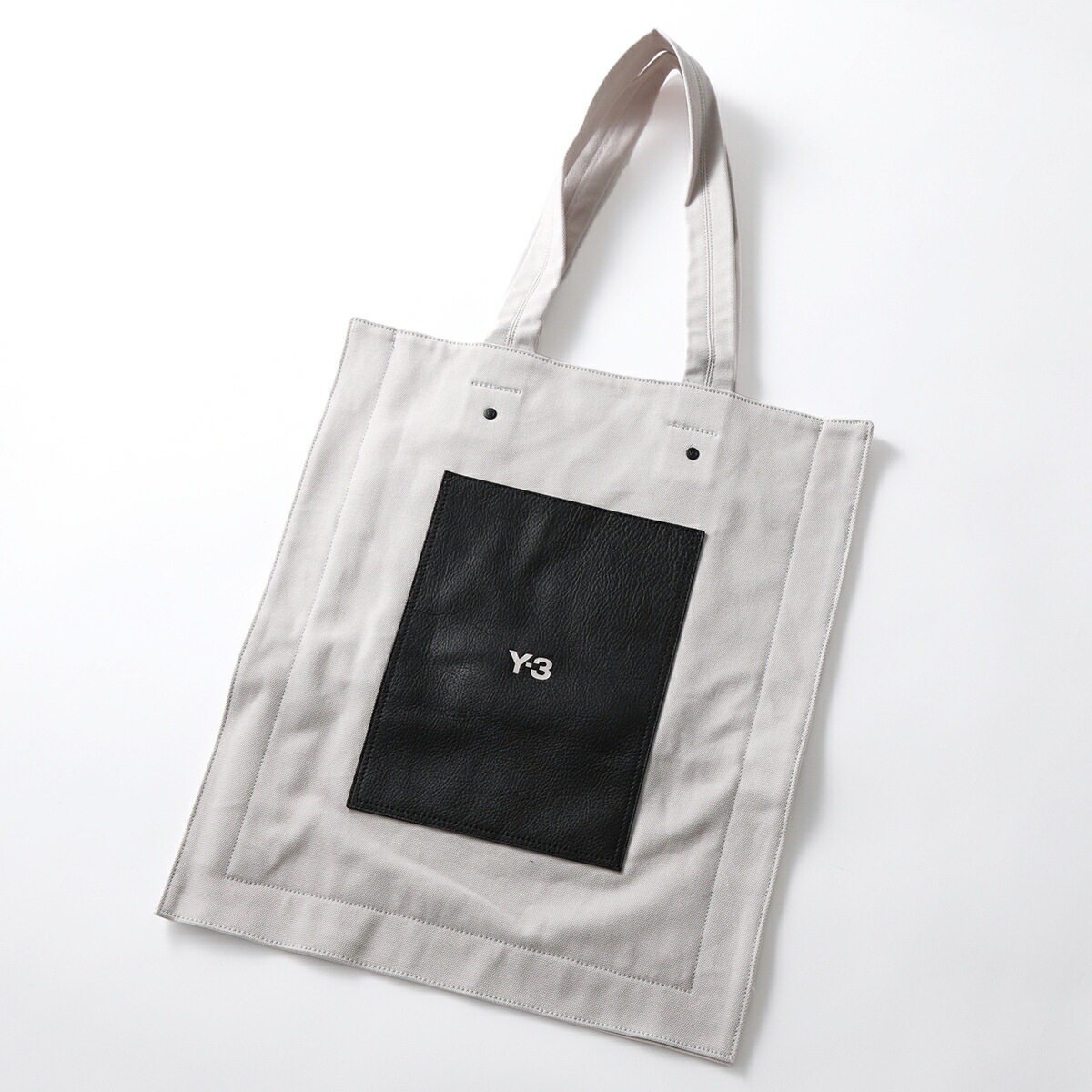 Y-3 ワイスリー トートバッグ LUX TOTE IN5160 メンズ コットン キャンバス ロゴ 鞄 TALC
