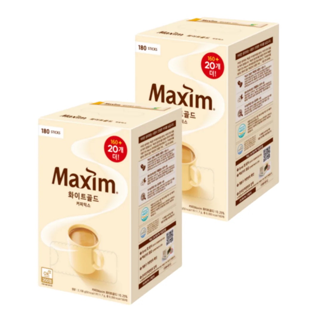 マキシムホワイトゴールドコーヒーミックス11.7g 180個入り2セット