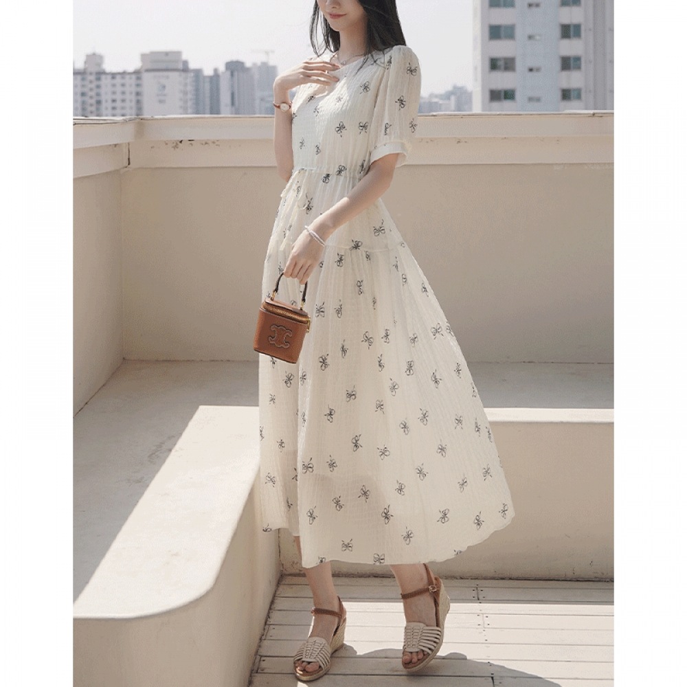 クリックアンドファニー デュレットリボンストリングワンピース