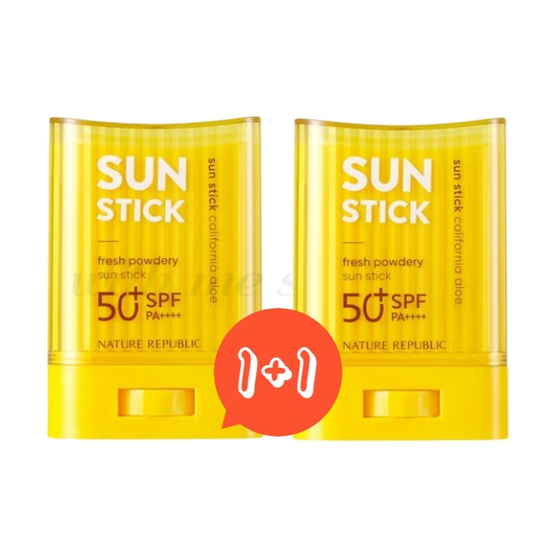 カリフォルニア アロエさらサンスティック SPF50+ PA++++ 1+1