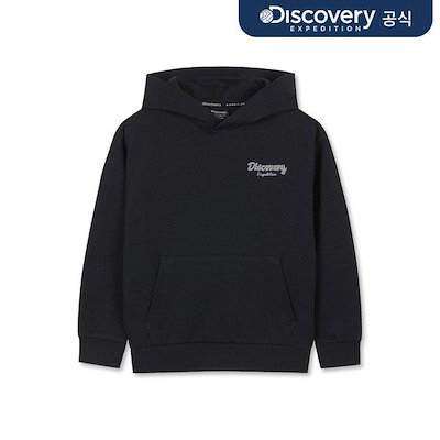 キッズ スモールロゴ フード付きTシャツ (BLACK) _ 6,038円