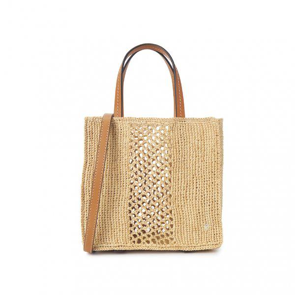 アレス ラフィア ミニ 女性用トートバッグ BAG52021 NATURAL