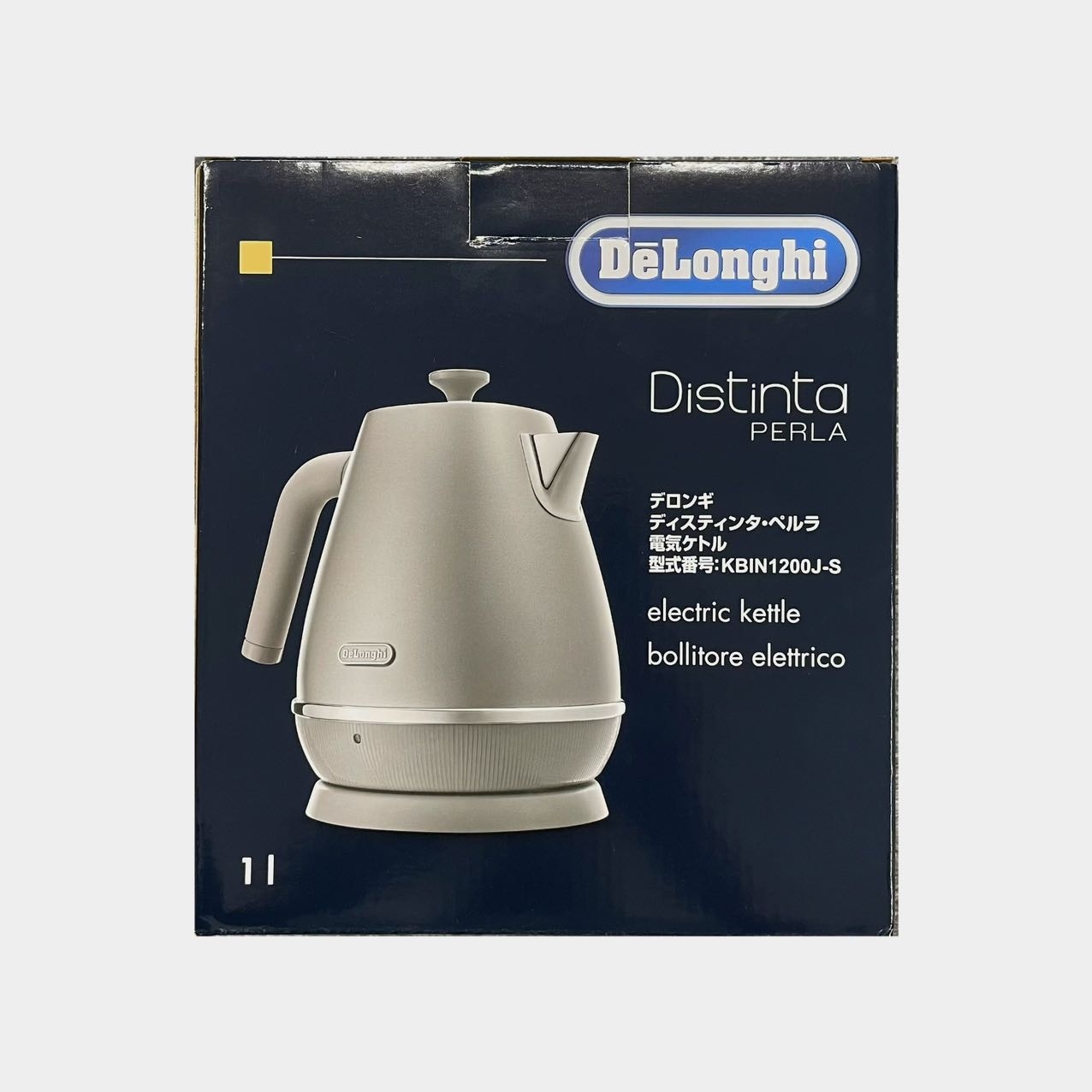 「新品」ディスティンタ・ペルラ KBIN1200J-S [シルバー] 電気ケトル