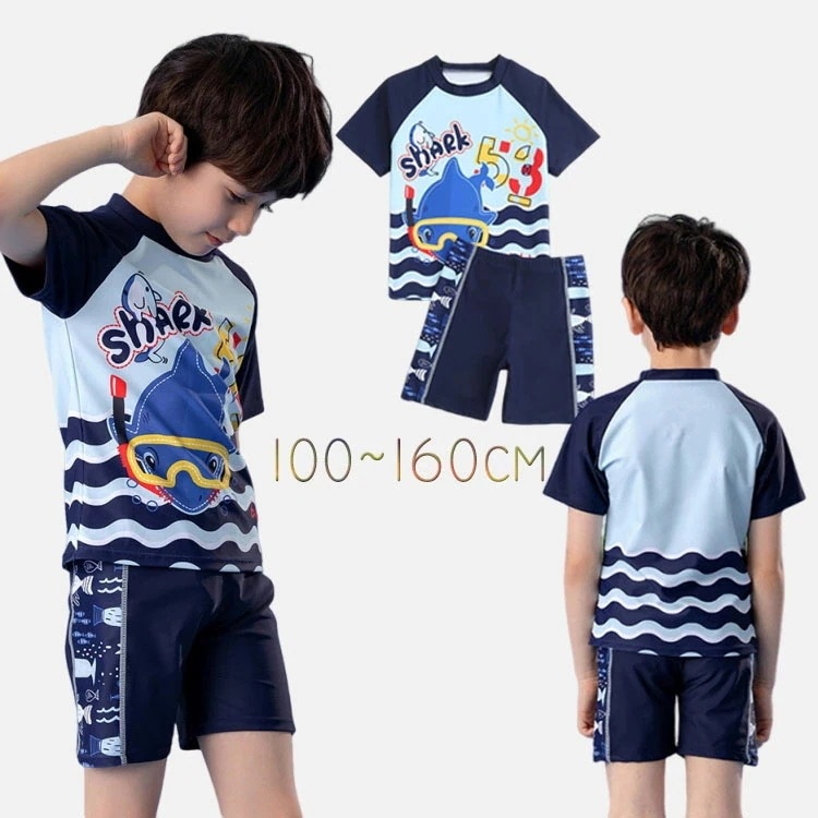 キッズ 水着 男の子 上下セット みずぎ 短パン 水着 2点セット 夏 海 プール みずぎ 100cm 110cm 120cm 130cm 140cm 150cm ボーイズ UVカット みずぎ セパレ