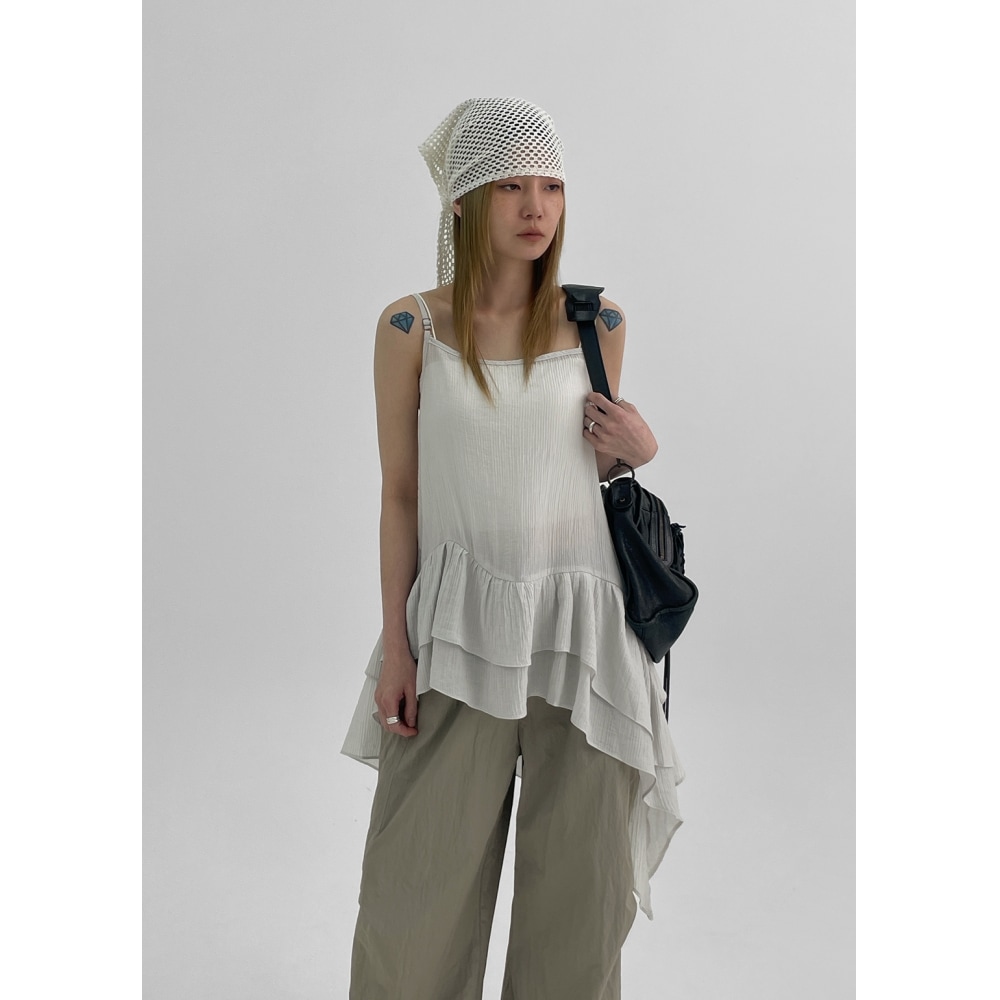 ブラックアップ セシオン レイヤード ノースリーブ アシンメトリーミニワンピース 7,934円