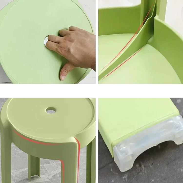 ソファ椅子スツールニュアンスカラー 椅子 省スペース コンパクト 4脚セット!積み重ねスツール 北欧 ダイニングチェア 高さ46cm 持ち運びやすい スタッキング インテリア 丸 軽量 丸いす 円