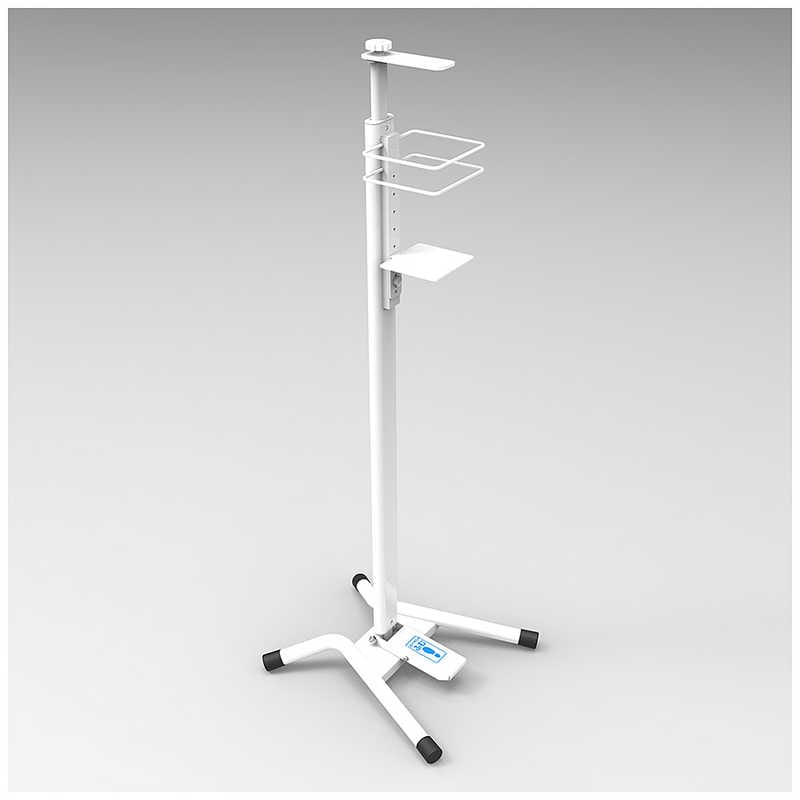 ナカバヤシ　足踏み消毒ポンプスタンド ホワイト　FPS101W 14,230円