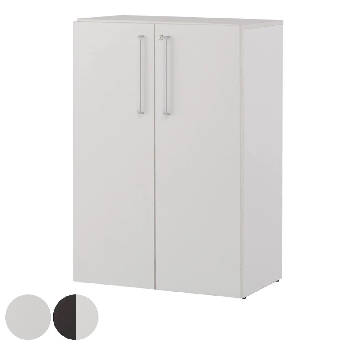 シェルフ 2列3段 ファイルラック 格子型 扉付 プリーマ3 幅80cm 書棚 ラック 棚 書庫 収納家具 ファイル棚 カルテラック 鍵 カギ付き 扉付き A4対応 扉 シンプル 法人限定