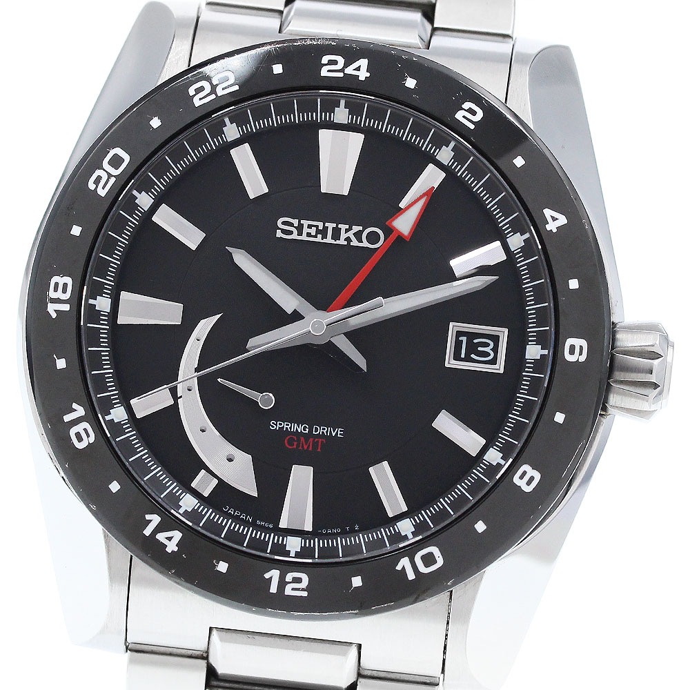 セイコー SEIKO SAEA005/5R66-0AR0 ブライツ アナンタ GMT スプリングドライブ メンズ 良品 箱付き_913463【中古】