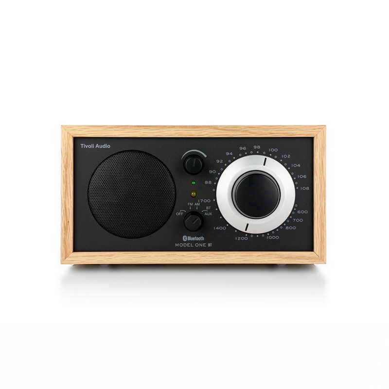 TIVOLIAUDIO　Model One BT AM/ ワイドFM/ Bluetooth テーブルラジオ スピーカー ［Bluetooth対応］ Oak-Black　M1BT-0619-JP