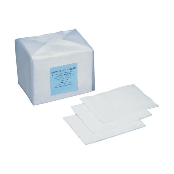 橋本クロス ミラクルワイパー 2ツ折中厚手 200400mm US02P 1ケース（2400枚：200枚12パック）