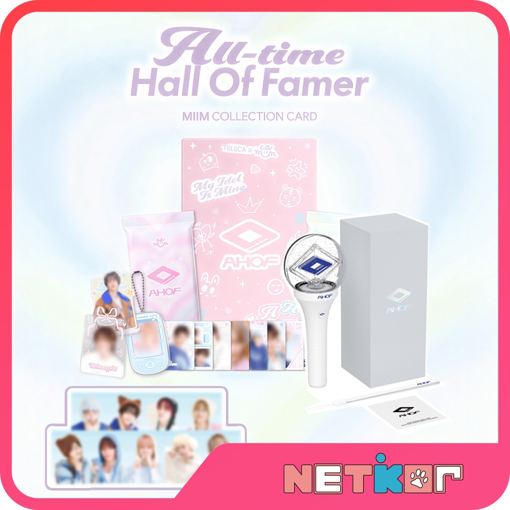 【SixKshop公式特典付き】 2種セット AHOF MIIM COLLECTION CARD + AHOF OFFICIAL LIGHT STICK 単独公式イベント アホプ