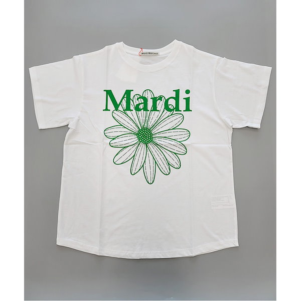TSHIRT FLOWERMARDI WHITE GREEN 韓国正規品 5,087円