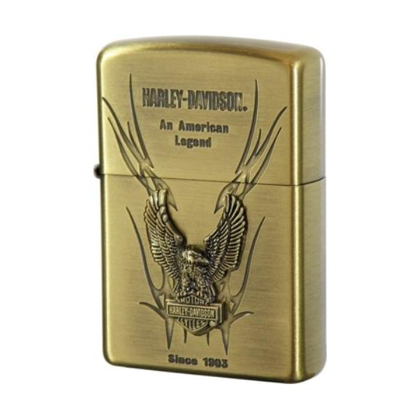 即納　ZIPPO ジッポー ライター 200 ハーレーダビッドソン 日本限定 ブラス HDP-12