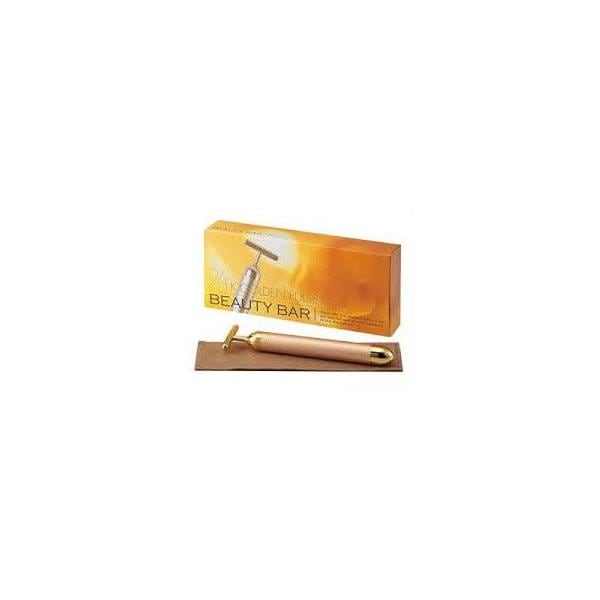 ビューティーバー BM-1 BEAUTY BAR 24K純金 BM-1 美顔器 日本製/ロゴ入り封印シール無しのシリアルナンバー入り正規品/パッケージに痛みあり