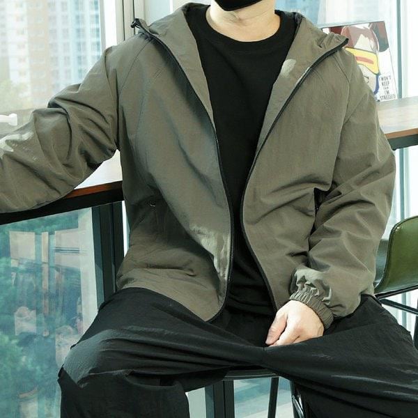 WTBメンズビッグサイズドレーンフードナグランジャンパー