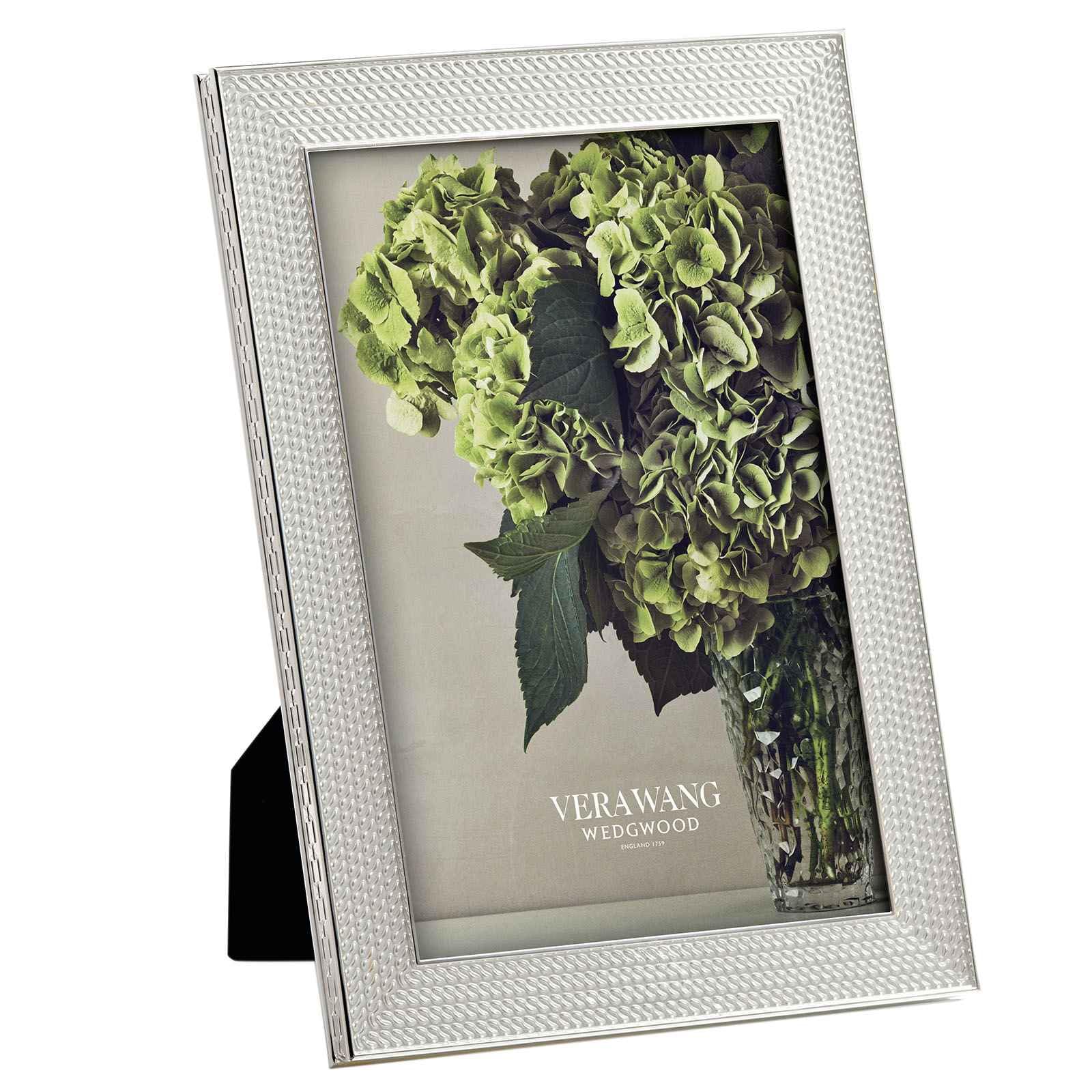 【正規輸入品】 ウェッジウッド ヴェラ・ウォン ウィズ ラブ ヌーヴォー ピクチャーフレーム 写真立て 18×13cm シルバー 結婚祝い プレゼント 40019714