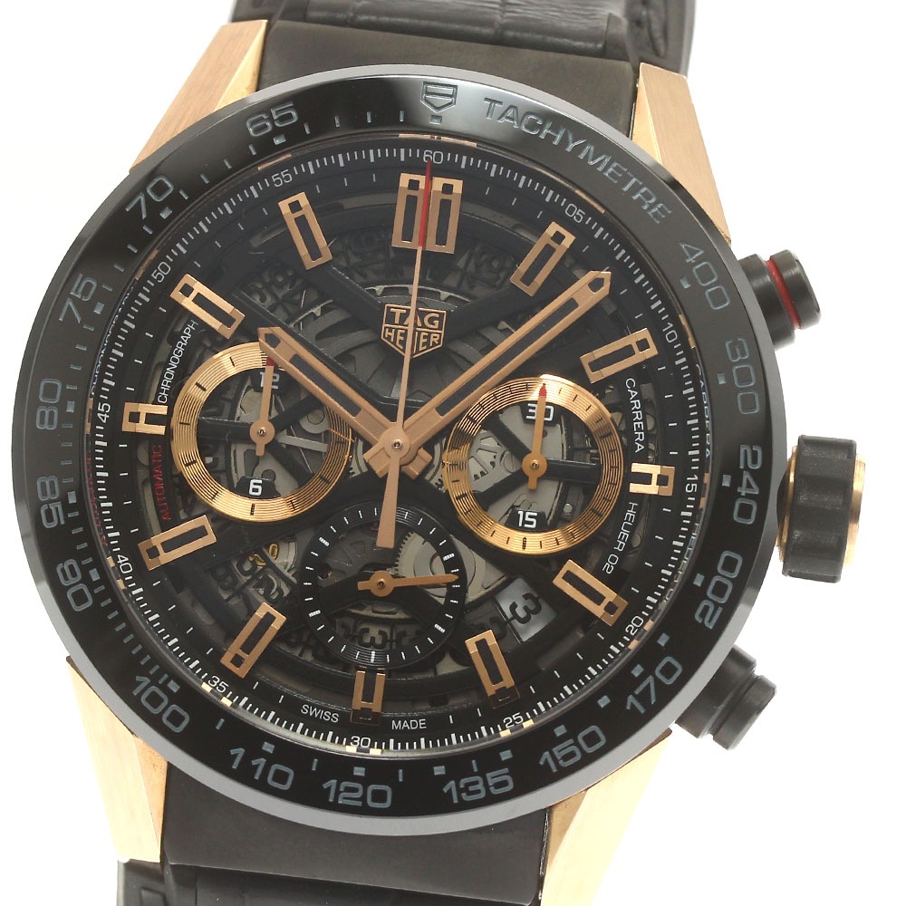 タグホイヤー TAG HEUER CBG2A50 カレラ クロノグラフ 自動巻き メンズ 良品 箱付き_883464【中古】