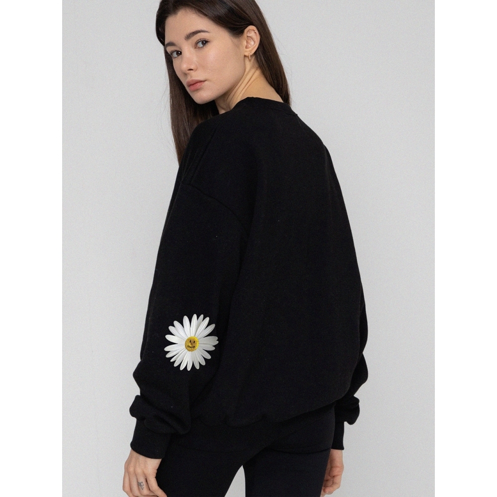 GRAVER エルボーデイジーフラワースウェットシャツ 3color