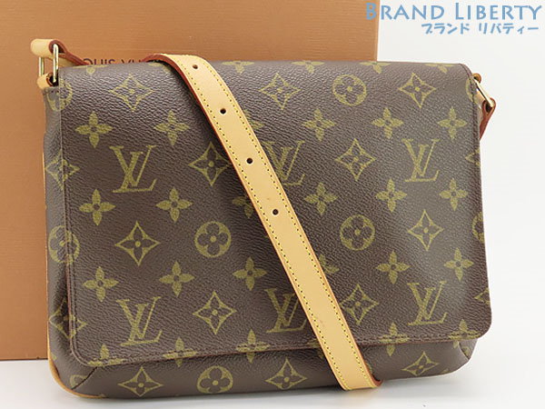 Qoo10] Louis Vuitton ほぼ新品ルイヴィトンモノグラムミュゼット