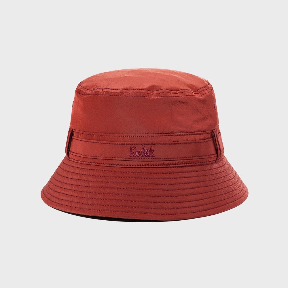 コダックアパレル ナイロン バケットハット RED