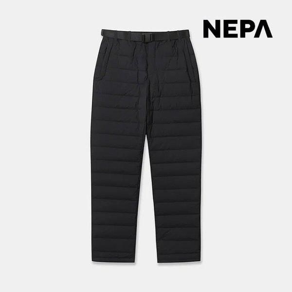 男性用冬用パッド入りグースダウンパンツ防寒登山パンツ7L71608