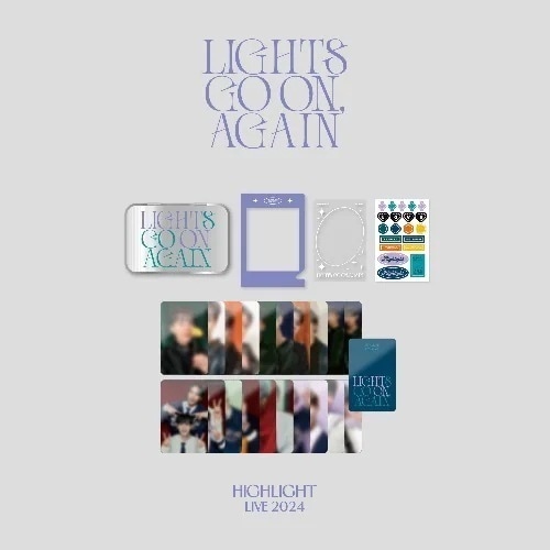 Highlight - LIVE 2024 [LIGHTS GO ON, AGAIN] MD / TIN CASE PHOTO DECO KIT