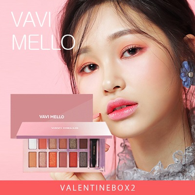 バビメロ バレンタインボックス2 Vavi Mello Valentine Box2 Peach ナチュラル キラキラ ラメ入り ポイントメイク アイ