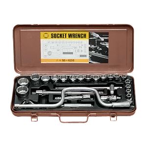 ソケットレンチセット [24点セット] マーベル M-424手動工具