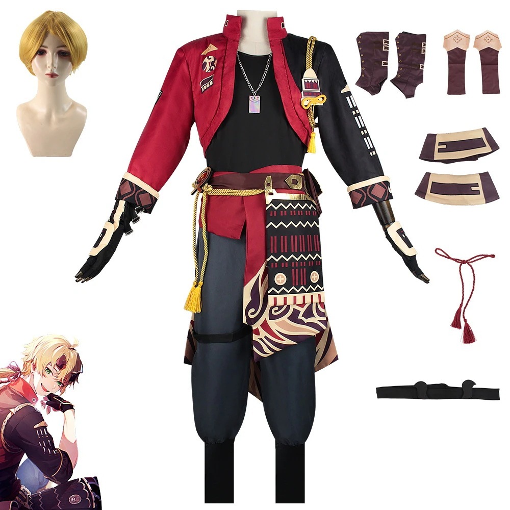 原神トーマコススーツファイブスターイナズマゲームアニメコスチュームトーマコスプレフルセット