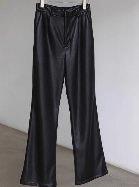 レイヤードパンツ 2ピース パンツ＆スカート レイヤード フレアパンツ Aライン 秋冬 お出かけ トレンド