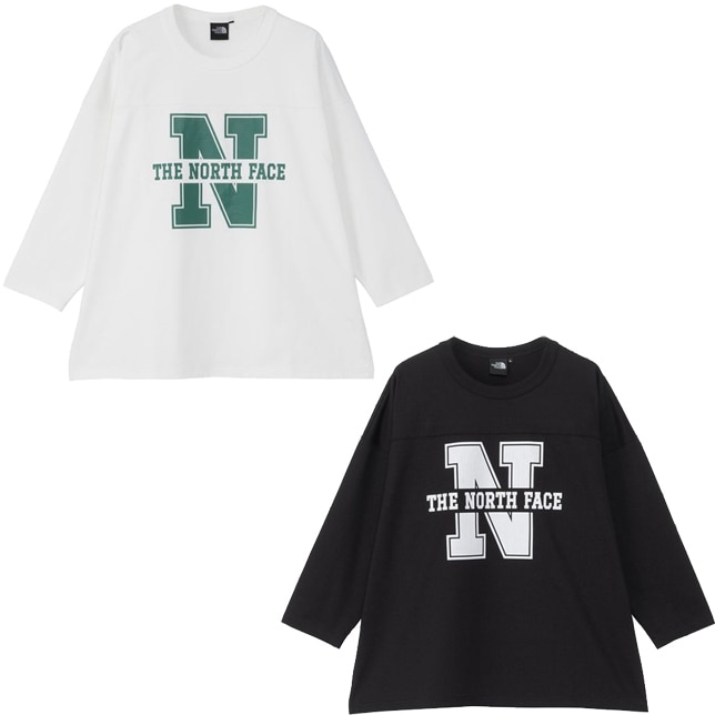 スリークォーターフットボールティー ユニセックス NT82438 7分袖Tシャツ 3/4 FOOTBALL TEE