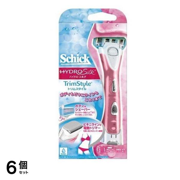 Schick シック ハイドロシルク ホルダトリムスタイル ホルダー(刃付き) 1組入 6個セット 8,844円
