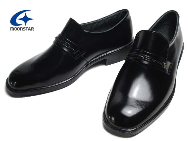 ムーンスター MB8838A ワイズ4E ブラック 国産メンズコンフォート レザーシューズ メンズ 靴