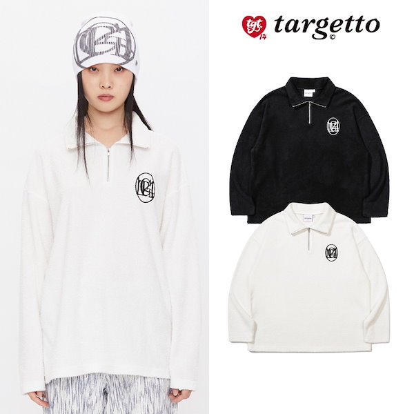 Qoo10] targetto TERRY HALF ZIP UP SW