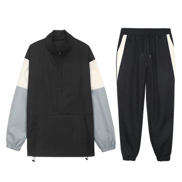 アノラックセットアップ SHT011 5COLOR 男女共用 トレーニング服 ジップアップ アウターセット